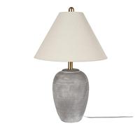 HHRLCH Piscina in ceramica antica da 23 pollici con tessuto conico all'ombra della camera da letto tavolo da pranzo laterale adatto per ufficio dormitorio (terra marrone)