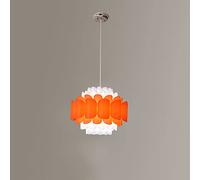 HHRLCH Plafoniere a Testa Singola con Paralume in Acrilico Artistico Lampadario Nordico Lampade a Sospensione in Fattoria Americana Lampada a Sospensione Regolabile per Camera da Letto Tavolo da