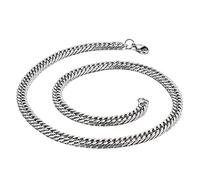 HHRLCHX Braccialetto di Argento Oro Ligio da 18 a 28 CM, Catenina Cuffline per Maschi e Ragazzi