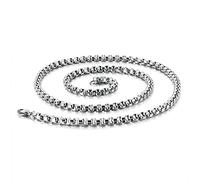 HHRLCHX Braccialetto di Argento Oro Ligio da 18 a 28 CM, Catenina Cuffline per Maschi e Ragazzi