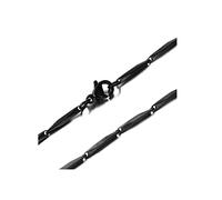 HHRLCHX Cadenne da Serpente da 18 a 24 Pollici di Lunghezza, Metallo Argento Cadenne da Serpente da 0.9 a 3.2 MM di Spessore per Giovanotti e Maschi