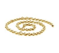 HHRLCHX Chain Agata Perlenlegno dall'18-28 inch Alluminio per Uomo e Bambini
