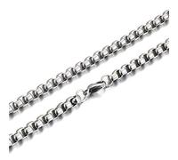 HHRLCHX Chain Agata Perlenlegno dall'18-28 inch Alluminio per Uomo e Bambini