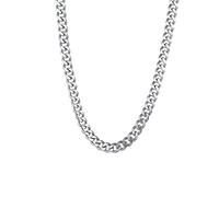 HHRLCHX Cingolo Metallico da Amoeba in Acciaio Sintetico per Uomo Lunghezza: 45 CM