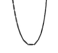 HHRLCHX Collana di Argento Figaro per Maschi - Larghezza: 3MM, Alluminio Riso Lunghezza: 50CM
