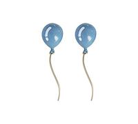 HHRLCHX Orecchini Grandi Orecchini a Palloncini Rosa Design Divertenti Orecchini ad ago d'Argento Nappine Orecchini Lunghi Fashion Exaged Versatile Clip aurico