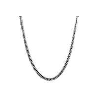 HHRLCHX Sfumato Argento Cinghia, Acciaio Inossidabile da Uomini e Ragazzi (30-35CM)