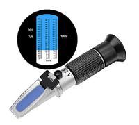 HHTEC Winemaker Rifrattometro 0-190 Öchsle 0-44 Brix (Zucchero) 0-38 KMW con ATC per Vino Produttore Wine Beer Fruit Refractometer di Frutta per la misurazione del Contenuto di Zucchero