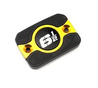 HHTFAO Adatto for Moto Morini 6½ SEIEMMEZZO SCR STR 650 STR SPORT SCR TREK 2023-2024+ Accessori Coperchi del liquido dei freni anteriori e posteriori for moto(FBC Glod)