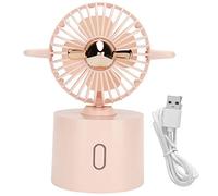 HHUARI Ventilatore portatile, ricarica USB, ventilatore portatile a batteria, per bambini, ragazze, donne, uomini, per interni ed esterni, viaggio/B The New