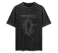 Hhuddv Person of Interest Digits Men's T-Shirt Black Unisex Mens Tees 3XL