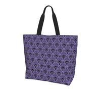 hhxvcv Haunted Mansion - Borsa a tracolla da donna, grande, riutilizzabile, per shopping, viaggi, spiaggia, Mansione stregata, Taglia unica