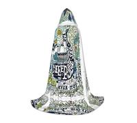 hhxvcv S Halloween Capo con cappuccio - Deep Blue Animal Whale Print Confortevole Costume per feste in maschera per Natale, Carnevale