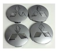 HHYHUJYG 4 Pezzi Auto Coprimozzo per Mitsubishi Pajero Pajero V73 V93 V97 80mm,Coperchio Centrale del Mozzo Stemma Centro Cerchi Emblema Distintivo Accessori Styling Dell'Auto