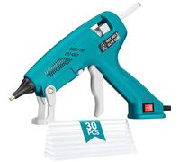 HHYSSG Pistola Colla a Caldo 100W Pistola Colla a Caldo Professionale con 30 Stick di colla a caldo da 11 mm per Piccoli Mestieri fai-da-te e Riparazioni Rapide in Casa e Ufficio