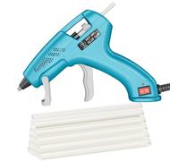 HHYSSG Pistola Colla a Caldo Pistola Colla a Caldo Professionale con 30 stick di colla a caldo da per Arte DIY a Scuola Riscaldamento Rapido 220-240V/50Hz (l, s)