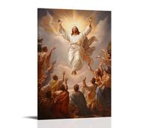 HHYXMJLL Poster decorativo da parete, motivo: Ascensione di Cristo, il glorioso ritorno al cielo, decorazione artistica da parete, 20 x 30 cm