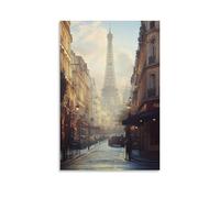 HHYXMJLL Poster della città di Parigi, Elegance in Every Corner elegante da appendere alla parete, poster decorativo da parete, 60 x 90 cm