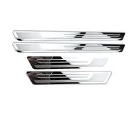 HhyY6LL 4 Pezzi Battitacco Auto per Mercedes Benz A-Class A35 A45 A180d A200d A220d A250e AMG,Benvenuto Pedaliera AntiGraffio Pellicola Protettiva Styling Accessori,A-Type~a