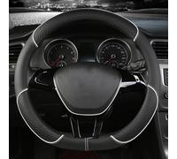 HhyY6LL Coprivolante per Auto,per Nissan Almera/Juke/GT-R/Leaf/Maxima/Micra/Murano,Antiscivolo Traspirante Durevole Copristerzo Accessori Auto Interno,C-White-Type D