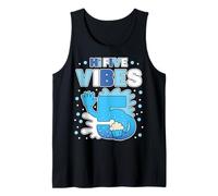 Hi 5 Five Vibes, Impronta di Mano da Abbinare a Una Festa di Famiglia Canotta