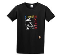 Hi Fidelity Bone Walker Bone Modern Fit T-Shirt Graphic Top Printed Tee Shirt for Men Black L