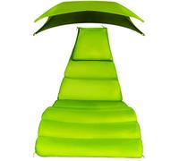 Hi_friend Cuscino di ricambio e ombrello per sedia da salotto sospesa, per esterni, chaise longue, amaca (blu, verde, cachi, ruggine) (verde)