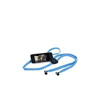 hi-Fun Hi-String, Auricolari Antigroviglio con Cavo a Forma di Stringa Interamente in Tessuto e Microfono, Colore Blue/Blue