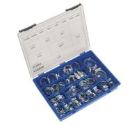 Hi-Grip Tubo Clip Assortimento 81pc Misure Ø9.5-55mm - Sealey HCJ85AC Nuovo