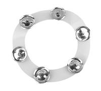 Hi Hat Ring Bell, Piatto Tamburello in Silicone e Metallo Portatile per Folk