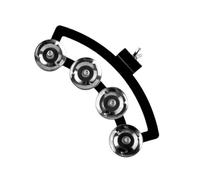 Hi Hat Tamburello Campanello a mano in metallo strumento a percussione per compositori cantanti party - S