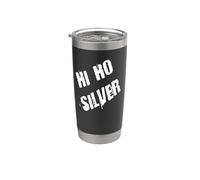 Hi Ho Argento Bicchiere termico in acciaio inox doppia parete