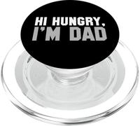 Hi Hungry, I'm Dad Tee for Men dad scherzo PopSockets PopGrip per MagSafe