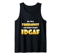 Hi I'm a Therapist DGAF Funny Family Office Therapy Doctor Canotta
