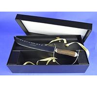 Hi Life Living Nature Sciabola per Champagne con Manico in Vero Corno di Cervo, Sabrage Set