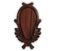 Hi Life Living Nature Scudo di Legno per Trofeo Daino. Pannello. Corna. Caccia. 45x25cm 032701