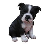 Hi-Line Gift Ltd. seduta Boston terrier cucciolo statua