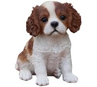 Hi-Line Gift Ltd Statua cucciolo di re Carlo seduto
