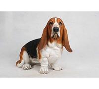 Hi-Line Gift Ltd Statuetta di Cane in Resina - Basset Hound, Grande
