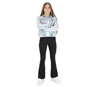 hi!mom Leggings a svasati per ragazze e bambini Pantaloni a zampa I Leggings casual per danza e yoga in cotone Leggings a gamba larga I Leggings a svasati con cintura elastica Leggings a zampa per