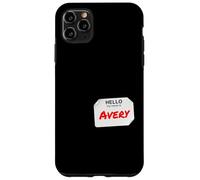 Hi My Name Is Avery Lazy Costume fai da te per feste Custodia per iPhone 11 Pro Max