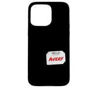 Hi My Name Is Avery Lazy Costume fai da te per feste Custodia per iPhone 15 Pro Max
