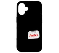 Hi My Name Is Avery Lazy Costume fai da te per feste Custodia per iPhone 16
