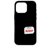 Hi My Name Is Avery Lazy Costume fai da te per feste Custodia per iPhone 16 Pro