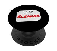 Hi My Name Is Eleanor Lazy - Costume fai da te per feste PopSockets PopGrip Adesivo