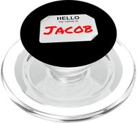 Hi My Name Is Jacob Lazy Costume fai da te per feste PopSockets PopGrip per MagSafe