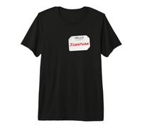 Hi My Name Is Jonathan Lazy DIY Costume per Feste Maglietta Premium