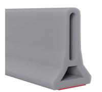 Hi-Na Watei - Barriera pieghevole per la doccia e il tappo dell'acqua, mantiene l'acqua all'interno della soglia dell'acqua per la separazione da asciutto e bagnato (0,9 m, grigio)