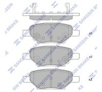 Hi-Q SP1442 Kit pastiglie freno, Freno a disco