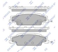 Hi-Q SP2249 Kit pastiglie freno, Freno a disco per CADILLAC
